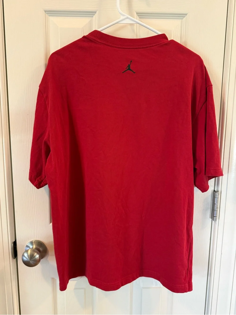 Jordan Air Jordan 1 Sneaker Logo Red T Shirt Men’s Large Embroidered Jumpman